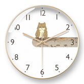Kitten Wall Clock Simple Personality